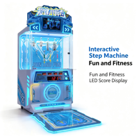 Machine de jeu d'arcade à monnayeur pour la course à pas de course basée sur les compétences, avec distribution de cadeaux, pour parc d'attractions intérieur