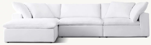 ชุดโซฟาโมดูลาร์รูปตัวแอล 3 ชิ้น สไตล์โมเดิร์นสำหรับห้องนั่งเล่น - Product Image 4