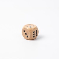 Dados de Madera Rodantes de 12-60 mm con Esquinas Redondeadas, Juego de Mesa Educativo para Niños de 5 a 7 Años