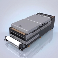 Agitateur de poudre DTF automatique de 90 cm avec système de recyclage et four de séchage, qualité industrielle pour 8 têtes d'impression