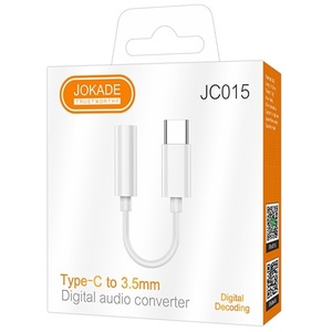 Adaptador de audio USB C a 3.5 mm, convertidor jack para auriculares y audífonos - Product Image 4