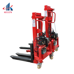 300kg <strong>Small</strong> <strong>Lifting</strong> Forklift Stacker Mini <strong>Fork</strong> Truck Self-loading Forklift Semi Electric Stacker - Product Image 3