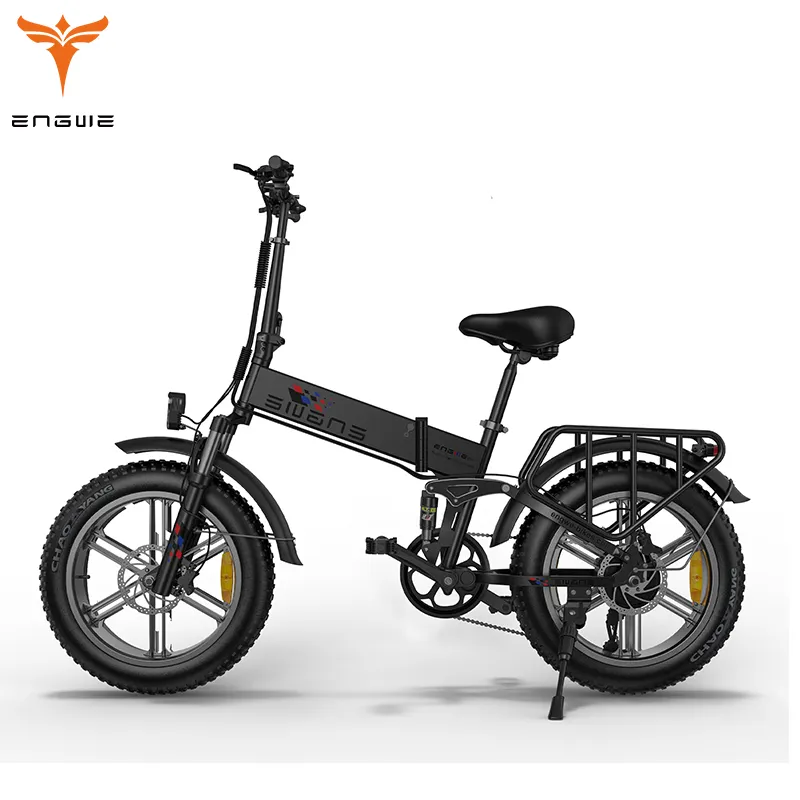 ENGWE ENGINE X 팻 타이어 Ebike 250W 전기 자전거 48V13A 전기 산악 자전거 EU 주식 새로운 20*4.0 인치 리튬 배터리 48V