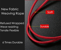 Cable de carga rápida 3 en 1 caliente para teléfono Cable de cargador Micro USB tipo C Puerto USB múltiple Cable de carga USB múltiple