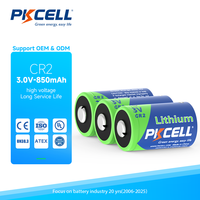 Batterie primaire au lithium PKCELL Cr2 3.0v 850mah à décharge élevée pour outils électriques et jouets