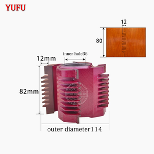 YUFU Customizable OEM Uncoated <b>Woodworking</b> Cutting <b>Tools</b> Finger Jointed Board Cutters Comb Teeth Tungsten Steel Alloy Mills - Product Image 6