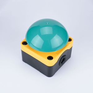 Interrupteur d'arrêt d'urgence à commande manuelle ou au pied, à réinitialisation automatique, IP65, tête champignon, pour la sécurité des machines - Product Image 1
