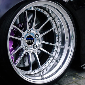 Jantes RCSR forgées sur mesure à profil profond concave, 19 pouces, 26 pouces, jantes chromées 5x114.3 pour Infiniti Q50 G37 Nissan 370Z <span class=keywords><strong>Mazda</strong></span> <span class=keywords><strong>MX5</strong></span> Miata - Product Image 4