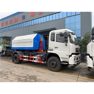 Camion à benne basculante DONGFENG 4*2 avec fonction de compactage, camion chargeur hydraulique pour la collecte des déchets - Product Image 1