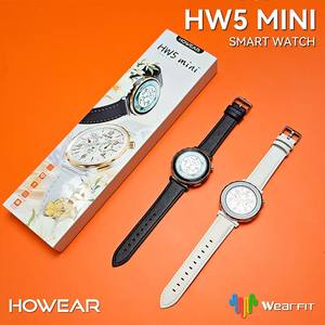 Montre DF HW5 MINI avec puce 5691 ChatGPT2.0, écran Barrage : 1,28 pouces, bracelet en cuir Island V1.0, NFC - Product Image 2