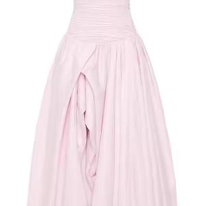 Robe d'été plissée décontractée en coton de haute qualité pour femme – Grande Vente - Product Image 2