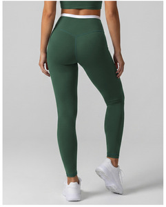 Nouveau style <span class=keywords><strong>Pantalon</strong></span> de sport pour <span class=keywords><strong>femme</strong></span>, <span class=keywords><strong>taille</strong></span> haute, coupe ajustée, effet push-up, pour fitness, course, entraînement et yoga - Product Image 2