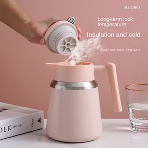 Stainless Steel 304 Large Capacity Thermos <strong>Teapot</strong> 12-24 Hours <strong>Thermal</strong> Insulation Kettle Modern Design for Household Outdoor Use - Product Image 3