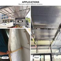 Feuille de film bulle réfléchissante thermique ignifuge écologique moderne, directement de l'usine, avec ruban adhésif, isolation R4.0