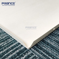 Plafond suspendu en alliage d'aluminium PRANCE, ignifuge, insonorisé, imperméable, avec un design carré