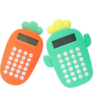 Calculatrice portable créative et mignonne pour étudiants en finance, design patte de chat et carotte - Product Image 5