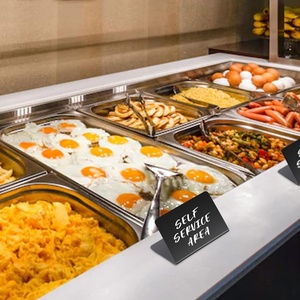 HQ acrylique Mini <span class=keywords><strong>tableau</strong></span> noir signe noir acrylique <span class=keywords><strong>nom</strong></span> lieu titulaire Mini table <span class=keywords><strong>tableau</strong></span> noir signes pour boulangerie buffet étiquettes de détail - Product Image 3