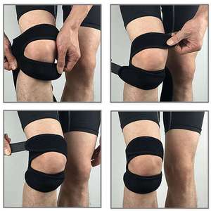 Sports Knee Support Patella <b>Belt</b> <b>Elastic</b> Bandage Tape Sport Strap Knee Pads Protector Band Soccer Basketball Sports Knee Brace - Product Image 4