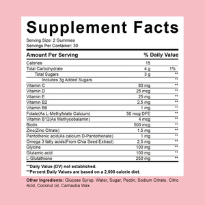 GMP Halal Vegan collagene Gummies OEM sbiancamento della pelle illuminante L-glutatione vitamina C <span class=keywords><strong>VE</strong></span> per adulti - Product Image 3
