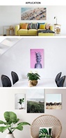Impression d'affiche en acrylique d'accessoire d'art mural de luxe haut de gamme personnalisé pour décoration de maison en plastique