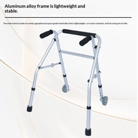 Canne pour personnes âgées et adultes handicapés - Alliage d'aluminium et fibre de carbone, hauteur réglable, aide à la marche durable