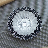 Moules à tartelettes en aluminium argentés antiadhésifs, moules à biscuits et puddings épaissis réutilisables, moules à muffins en forme de fleur pour desserts