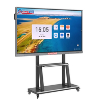 Tableau blanc interactif intelligent KINGONE HD à écran tactile de 65 pouces pour les salles de classe et la formation