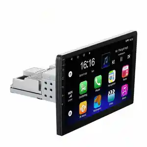 Autoradio universale da 10 pollici 1DIN autoradio HDTouch Auto Multimedia lettore MP5 ricevitore FM Bluetooth Carplay Audio/telecamera di Backup