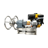 Treuil hydraulique diesel 7,5 CV, 5,5 kW, 16 MPa, 60-200 tr/min, pour bateau de pêche, dimensions 98x40x48 cm.