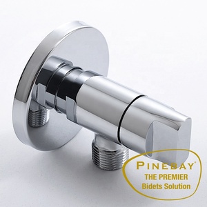 Pinebay Chất lượng cao nhà vệ sinh vật liệu nhanh chóng mở van góc với lõi đồng mạ OEM 1/2 "-3/8" đa chức năng - Product Image 2
