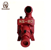 Pompe à eau centrifuge auto-amorçante haute pression en fonte BraveBear NS80 6,5 CV OEM pour les industries d'irrigation et d'agriculture