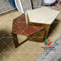 Table basse moderne de luxe, table basse sur mesure pour salon
