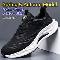 Chaussures de course légères en maille pour hommes, baskets athlétiques à lacets, semelle extérieure antidérapante, chaussures de sport pour la salle de sport, l'entraînement, le jogging, la marche quotidienne