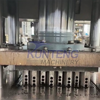 Presse hydraulique industrielle compacte charbon de bois poudre tourbe briquette faisant la machine à vendre en Afrique du Sud