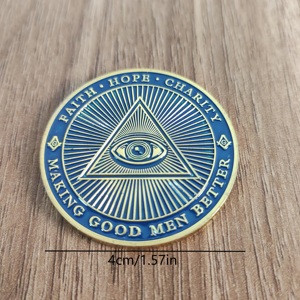 Monedas Metálicas Personalizadas para Eventos en Interiores y Exteriores con Diseños Intrincados Tallados y Esmaltados en Tamaños a Elección del Cliente, <span class=keywords><strong>de</strong></span> Anhui - Product Image 6