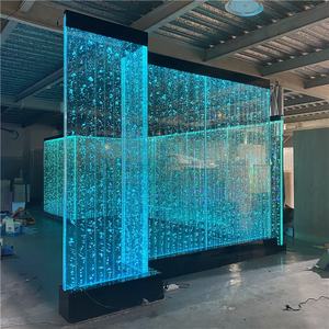 מקורה תכונות מים מזרקת בועה מעוגל קיר/פנל משמש חדר מחיצת מסך - Product Image 5