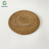 Nouveaux sets de table classiques en rotin naturel rond, écologiques, en osier, vente en gros directe d'usine du Vietnam