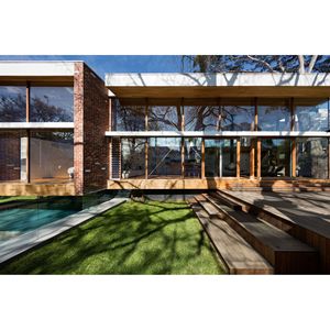 Villa moderna de estructura de acero ligero de dos pisos con diseño de techo plano para uso residencial - Product Image 1