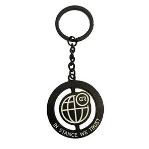 Döner anahtarlık özel Logo Revolve anahtarlık çanta süsler anahtarlık Metal anahtarlıklar