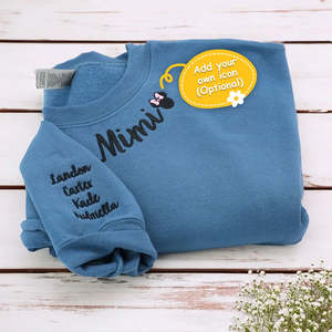 Sweat-shirt <span class=keywords><strong>à</strong></span> capuche brodé personnalisé pour maman, insigne tissé avec logo et motif 3D sur les manches, cadeau parfait pour maman pour <span class=keywords><strong>l</strong></span>'automne et <span class=keywords><strong>l</strong></span>'hiver - Product Image 1