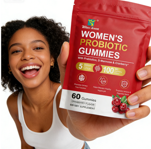 Gummies probiotiques pour femmes Wins Town, spécialement formulées pour la santé féminine, équilibre les probiotiques intestinaux - Product Image 1