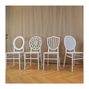 <span class=keywords><strong>Location</strong></span> de chaise d'hôtel en cristal transparent Napoléon pour banquet, plastique acrylique, mariage, événement, vente en gros - Product Image 5