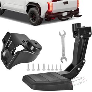 Marchepied rétractable <span class=keywords><strong>de</strong></span> luxe en aluminium noir pour camionnette Tacoma 2024-2026, marchepied arrière PT392-35920 - Product Image 2