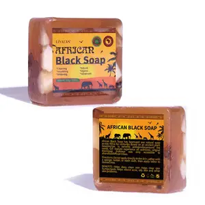 Muran有效漂白黑皮肤肥皂男士洗涤摩洛哥黑碳木炭自制肥皂身体皮肤美白肥皂