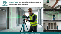 Niveau laser 4D à 16 lignes à lumière verte haute précision, auto-nivelant à 360°, spécial pour la construction et la décoration