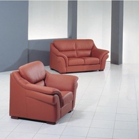 Ensemble de canapés inclinables en cuir de luxe de haute qualité avec un design moderne et une garantie de 2 ans pour les meubles de salon de villa