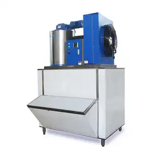 fresh water type commercial use 1ton flake ice making machine for fish fresh keeping 1000kg/day ice maker