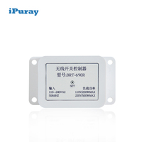 Kit de commutateur de télécommande sans fil RF BRT-690T/690R, 4 canaux, aucun câblage requis pour le commutateur, portée jusqu'à 20 m