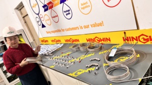 Waterjet phụ tùng nước máy bay phản lực-<span class=keywords><strong>B</strong></span>.U. Ring W/thí điểm 1/4 10188233 vòng, back-up, đồng thau, HP, 60k - Product Image 6