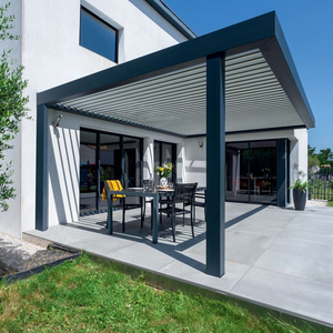 Pergola Bioclimatique Motorisée en Aluminium <span class=keywords><strong>Prix</strong></span> Usine - Kits Pergola <span class=keywords><strong>6x3</strong></span> pour Extérieur - Product Image 2